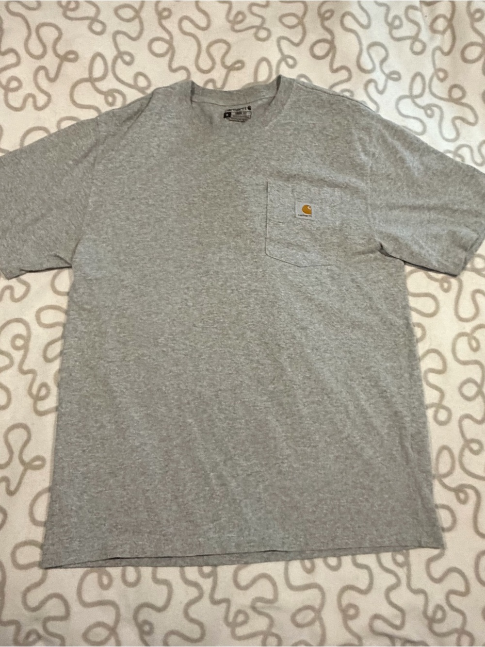 Carhartt Men's Pocket Tee in Light Heather Gray